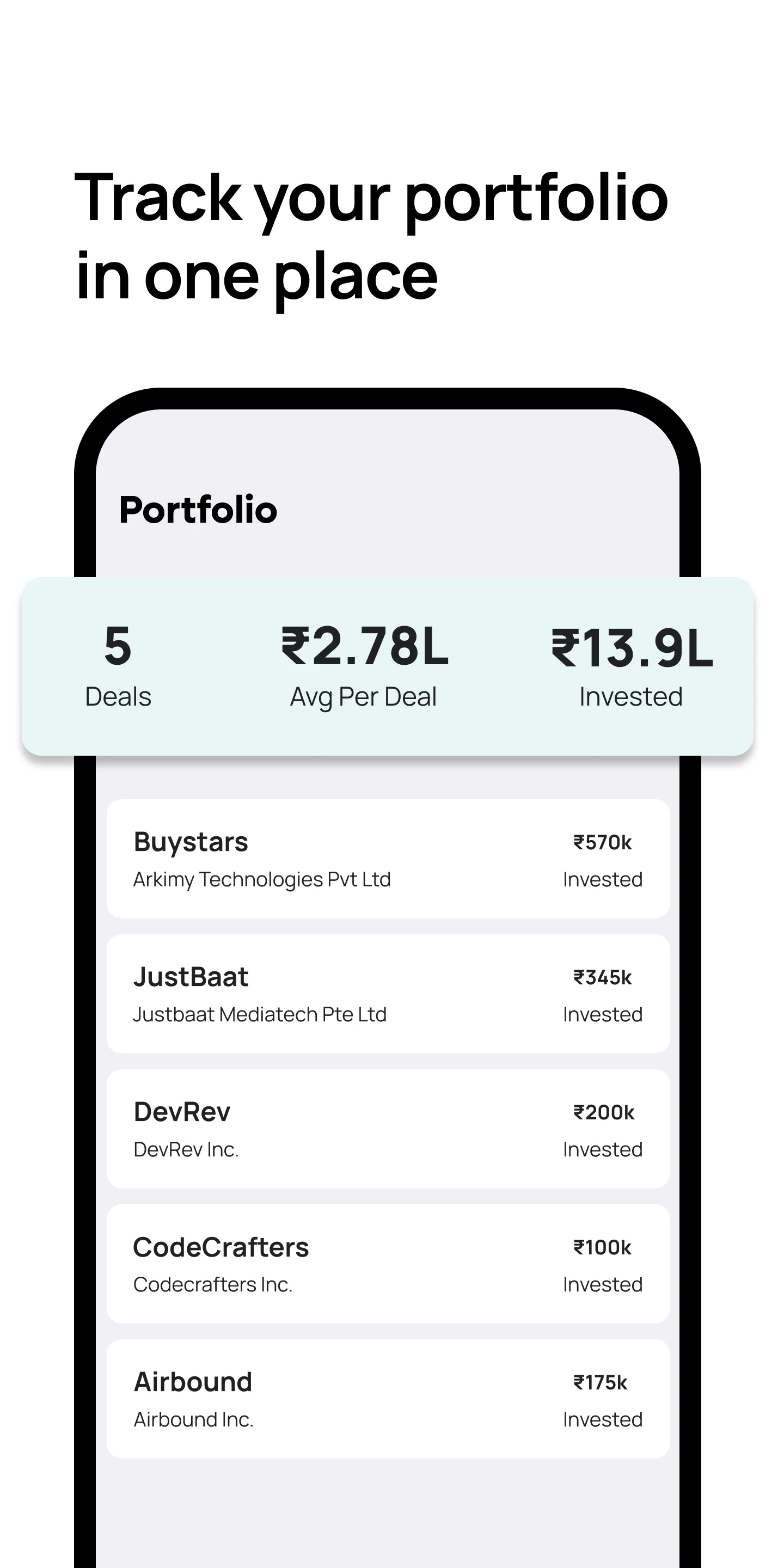 Misfits - Invest in startups | Indus Appstore | Screenshot