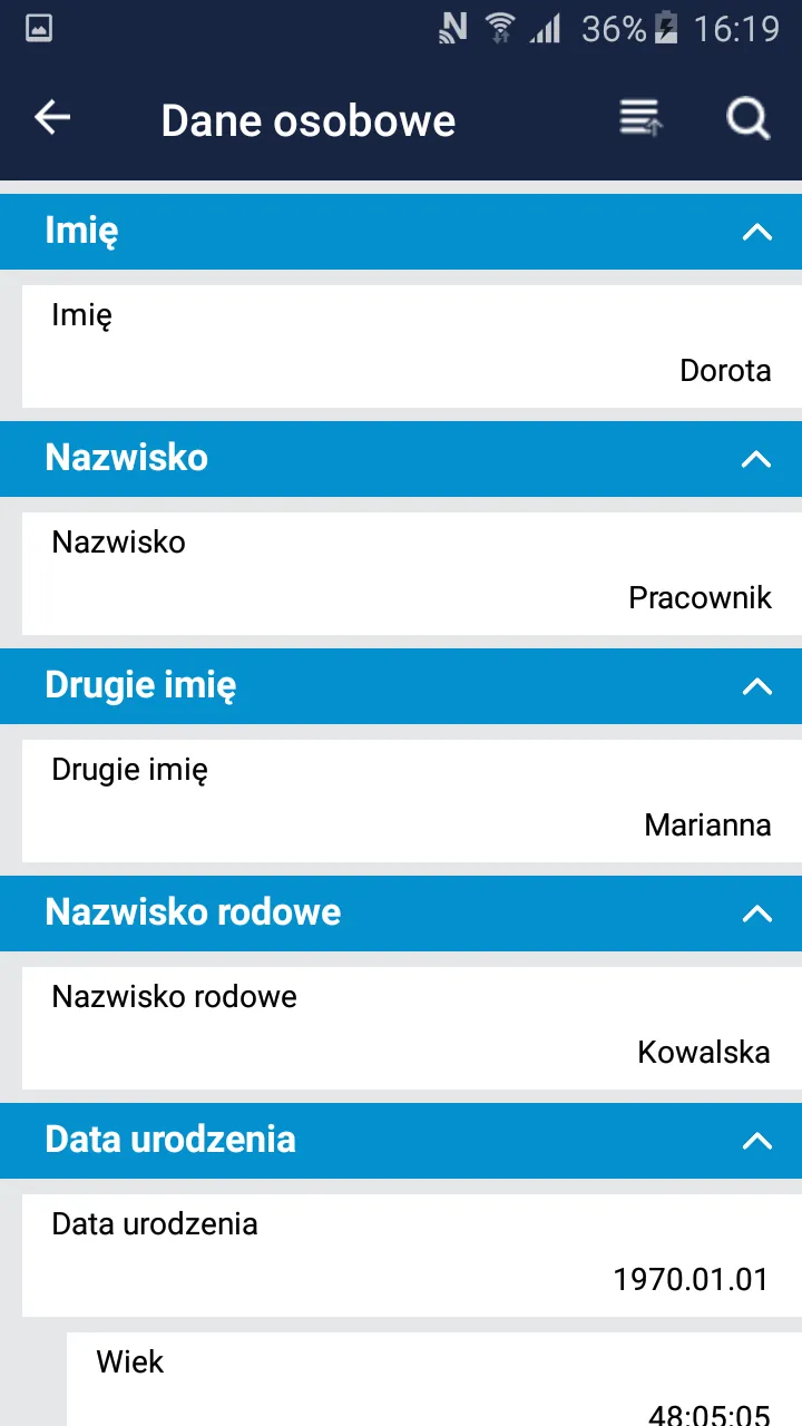 mPracownik | Indus Appstore | Screenshot