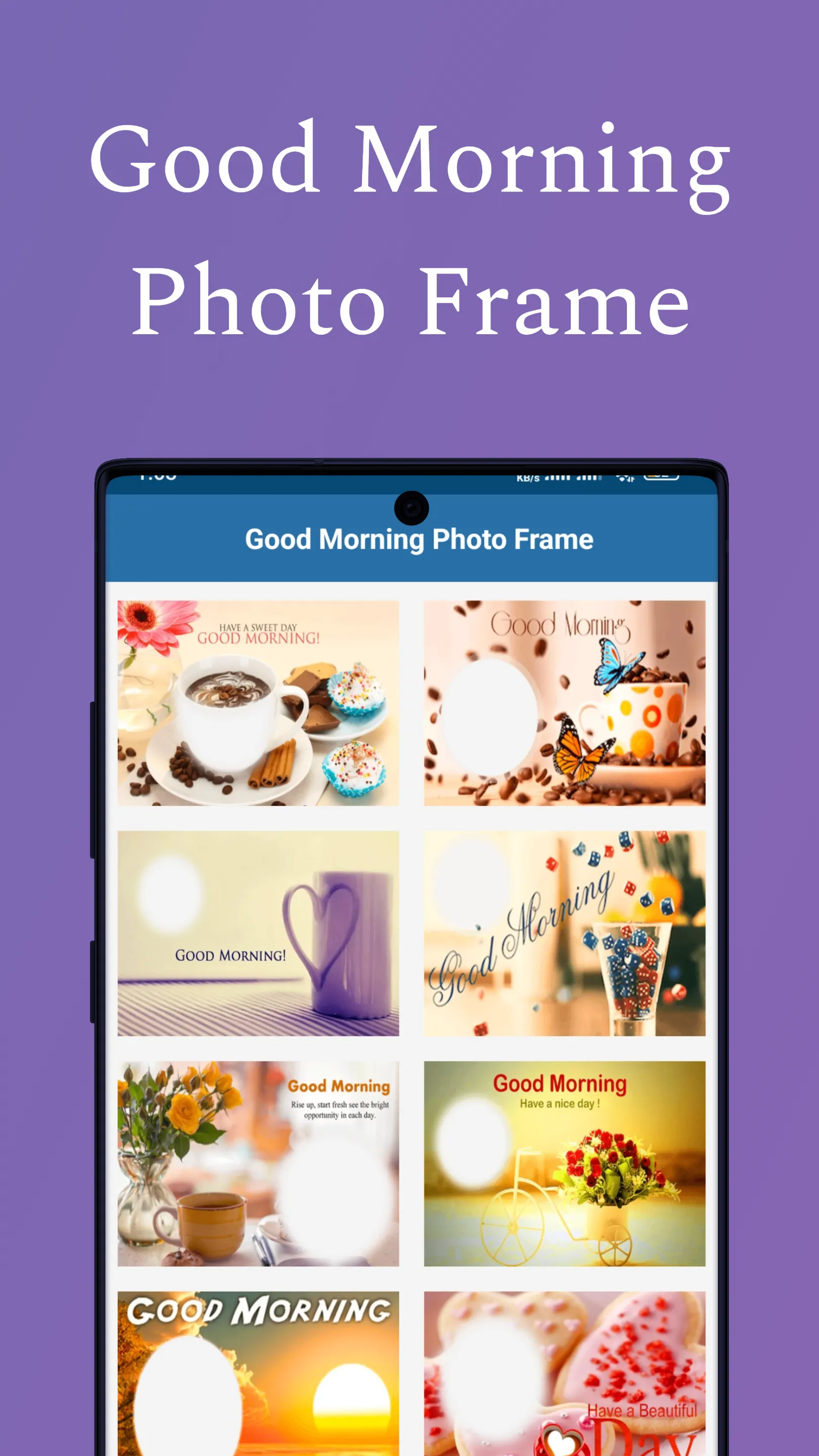 Good Morning Photo Frame | Indus Appstore | Screenshot