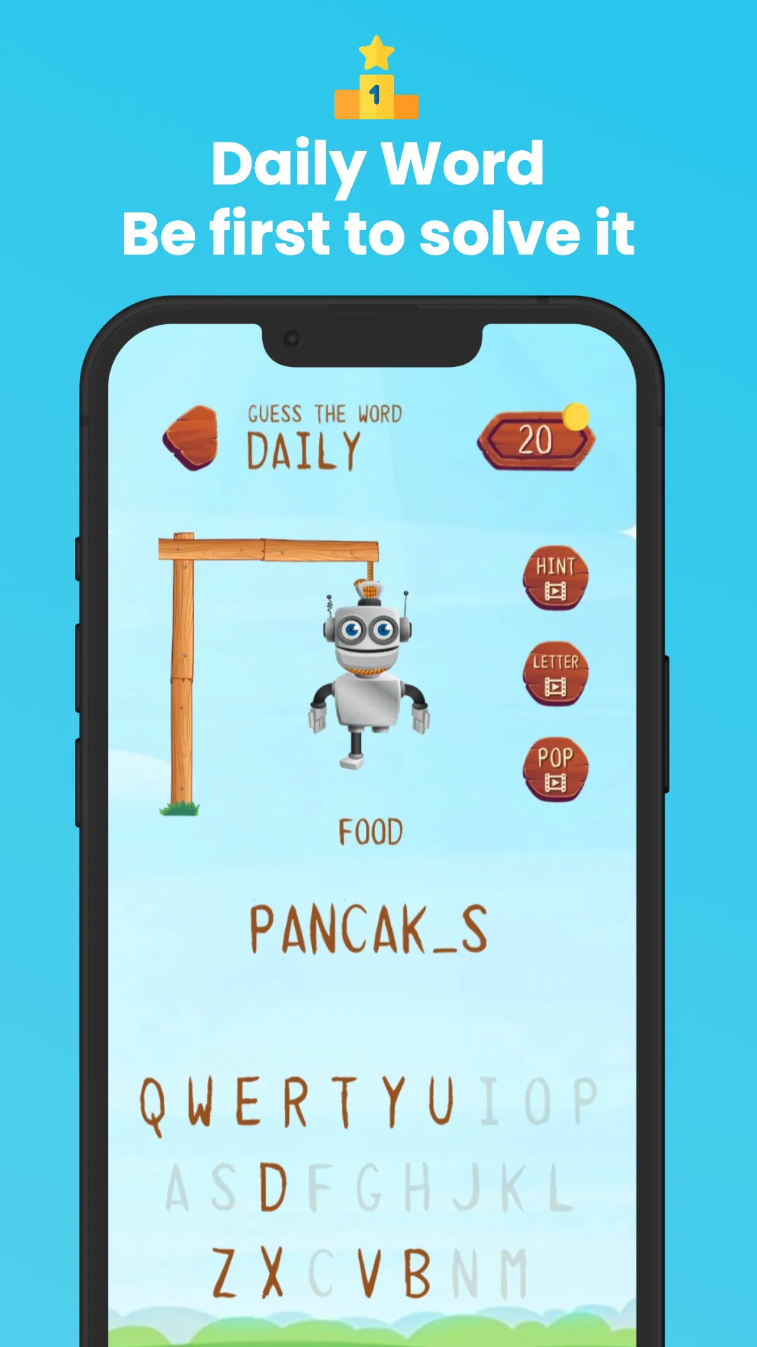 Hangman Daily | Indus Appstore | Screenshot