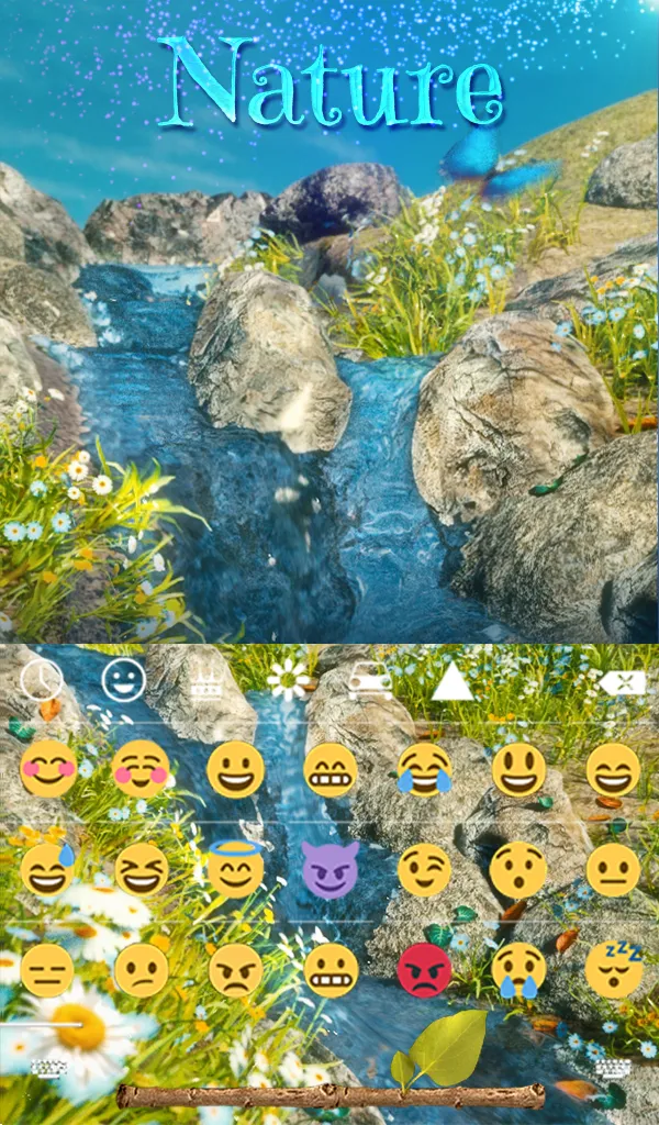 Nature Keyboard & Wallpaper | Indus Appstore | Screenshot