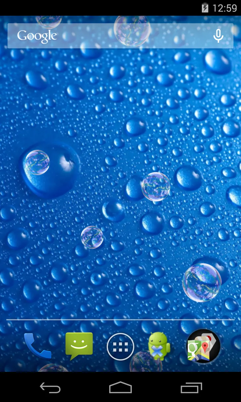 Water drops Live Wallpaper | Indus Appstore | Screenshot