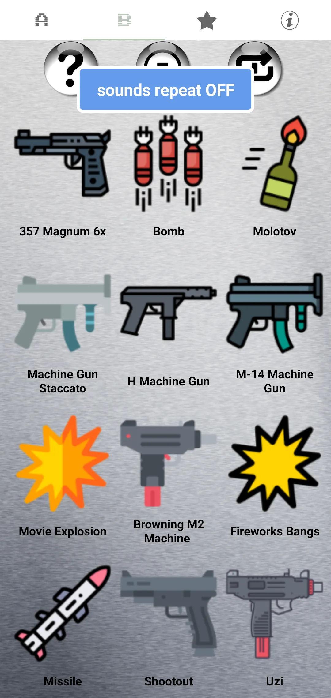 Guns and Explosions Ringtones | Indus Appstore | Screenshot