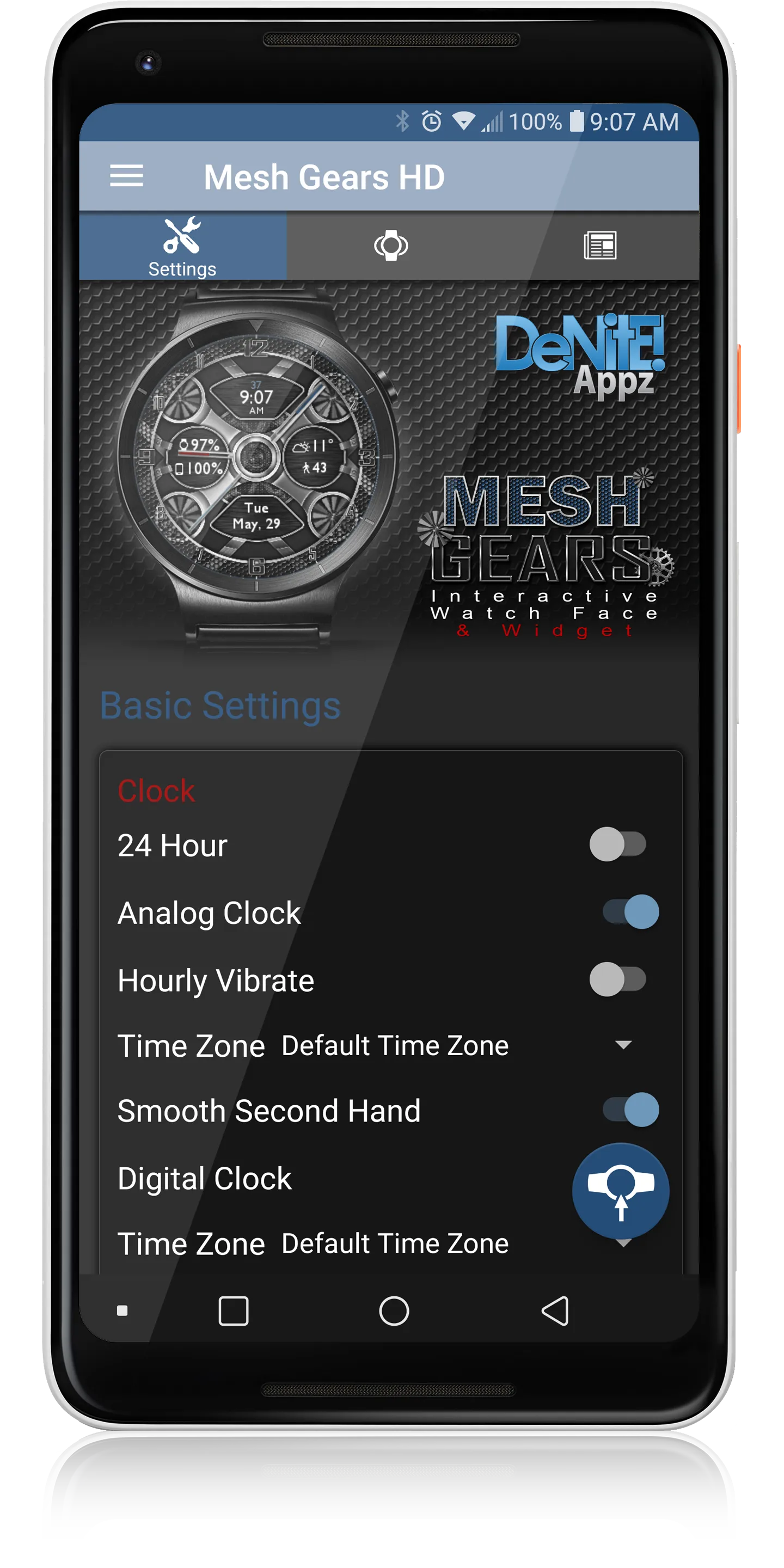 Mesh Gears HD Watch Face | Indus Appstore | Screenshot