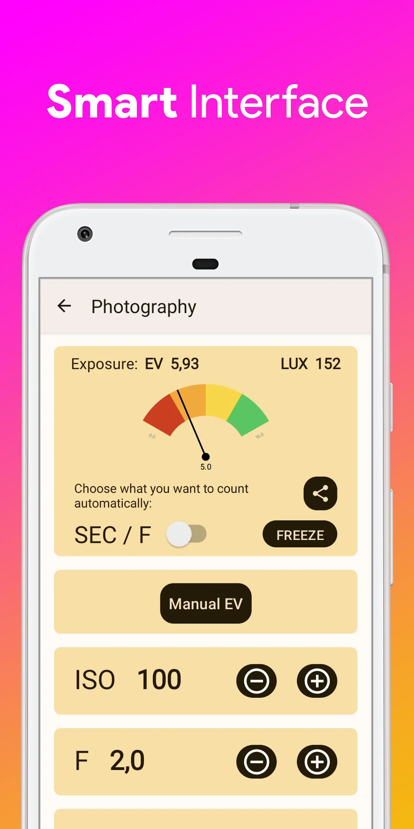 Lux Light Meter Photometer PRO | Indus Appstore | Screenshot