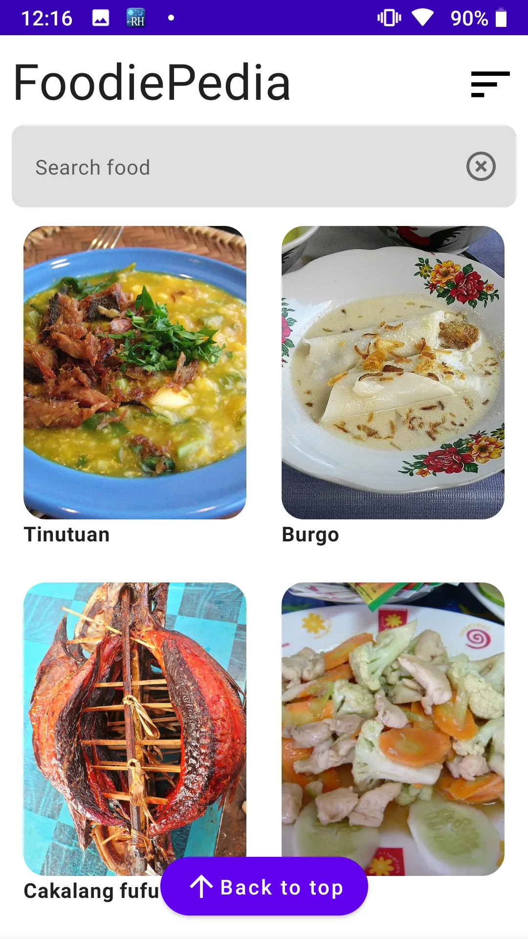 Foodiepedia | Indus Appstore | Screenshot