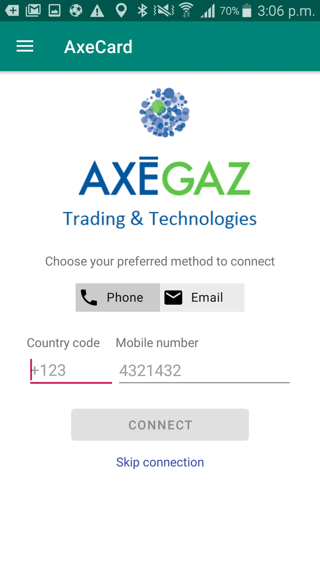 AXECARD LNG stations network | Indus Appstore | Screenshot