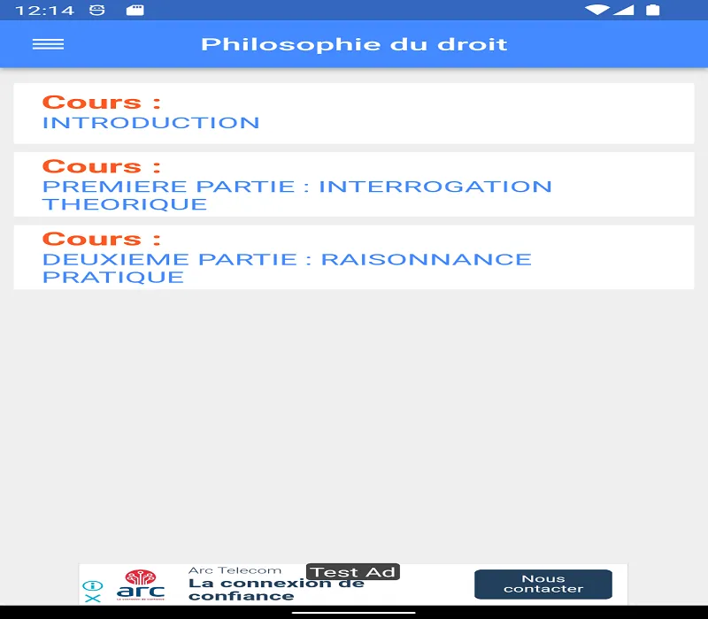 Philosophie du Droit : Cours | Indus Appstore | Screenshot