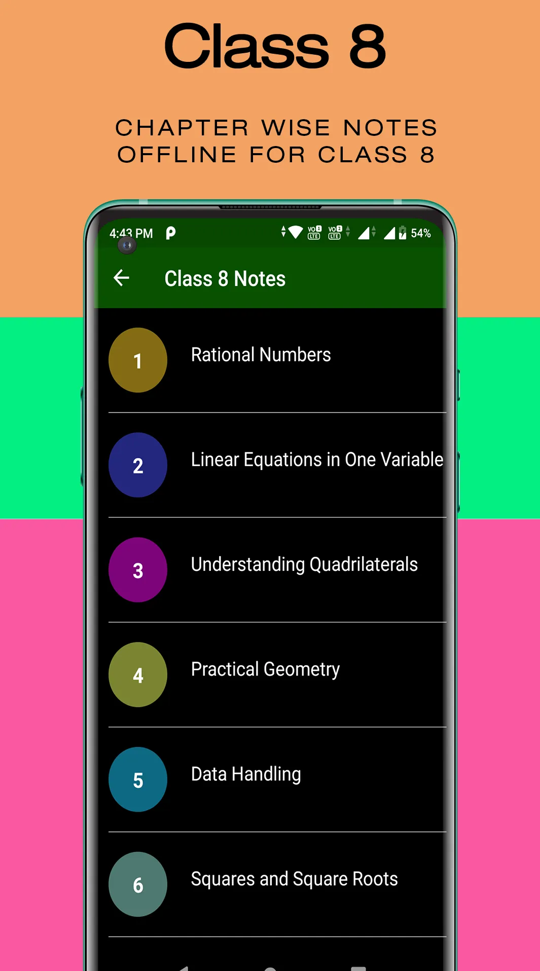 Offline Notes for Class 8 | Indus Appstore | Screenshot