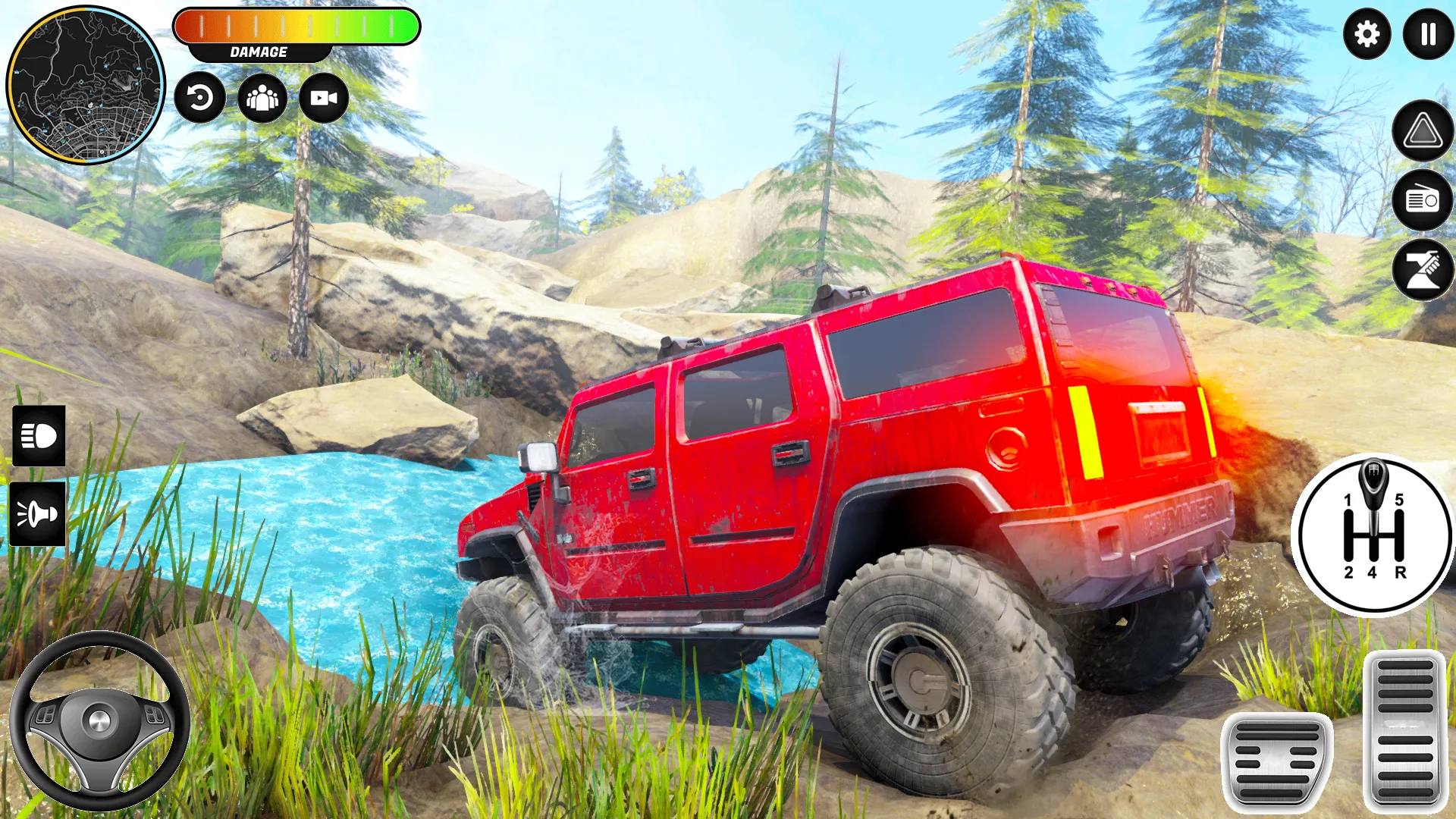 Offroad Hill 4x4 jeep driving | Indus Appstore | Screenshot