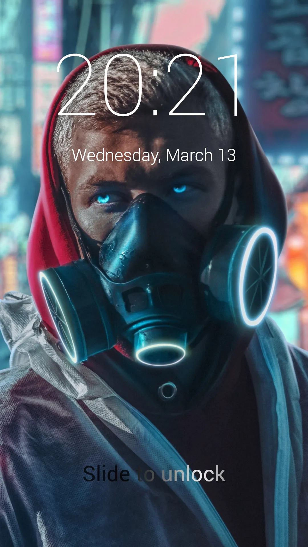 Respirator Mask Lock Screen | Indus Appstore | Screenshot