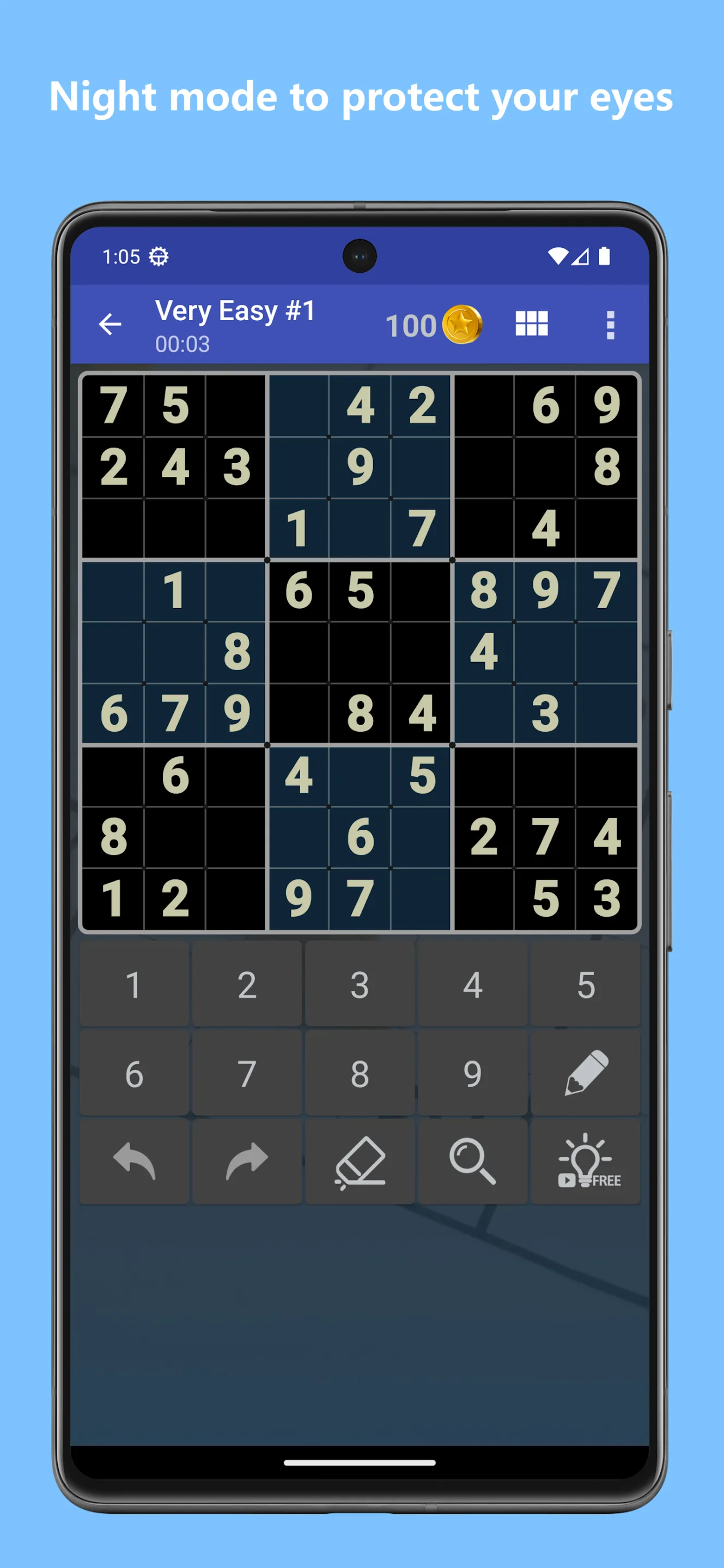 Sudoku - Classic Brain Puzzle | Indus Appstore | Screenshot