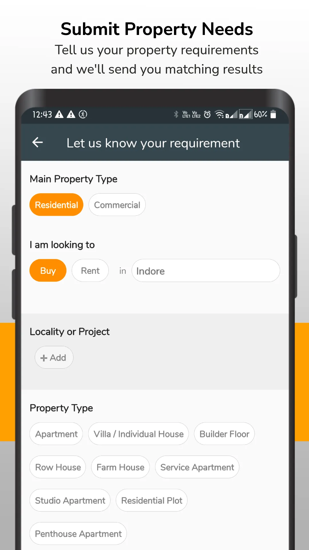 Homeonline - Property Finder | Indus Appstore | Screenshot