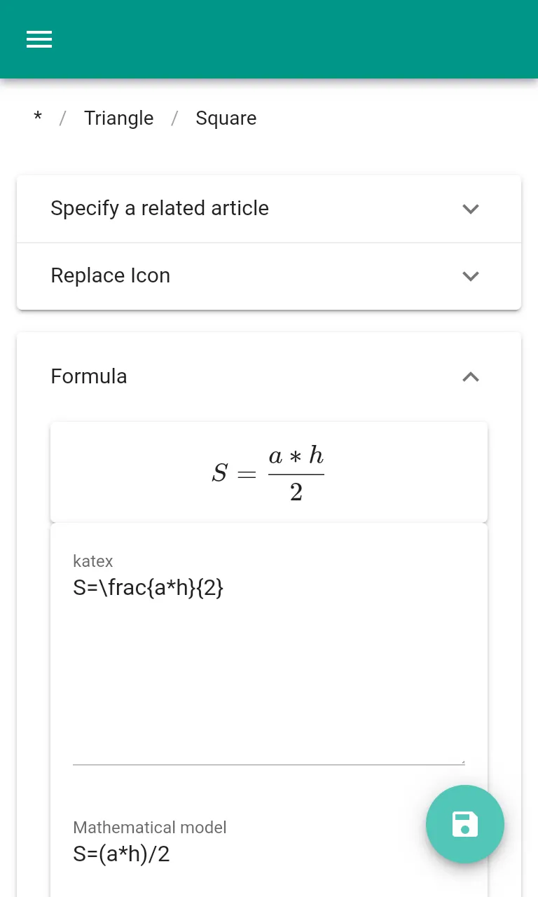 Geometry (calculator) | Indus Appstore | Screenshot