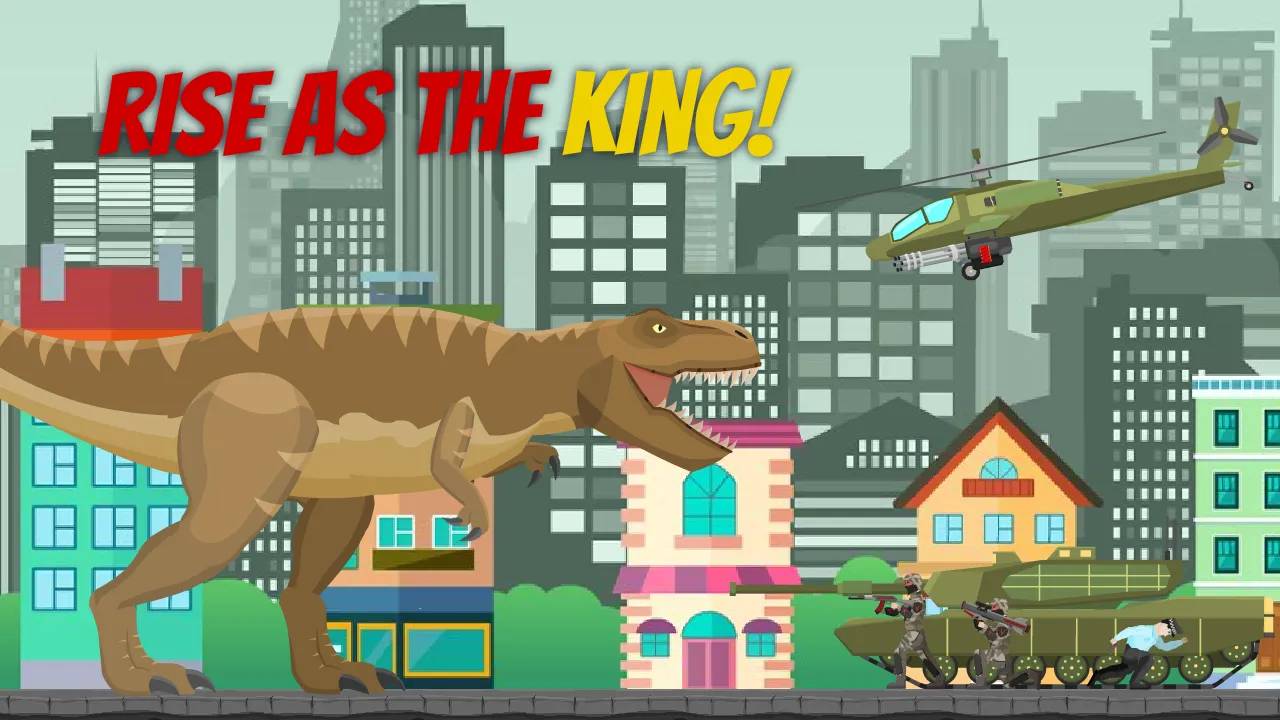 Hybrid T-Rex: City Rampage | Indus Appstore | Screenshot