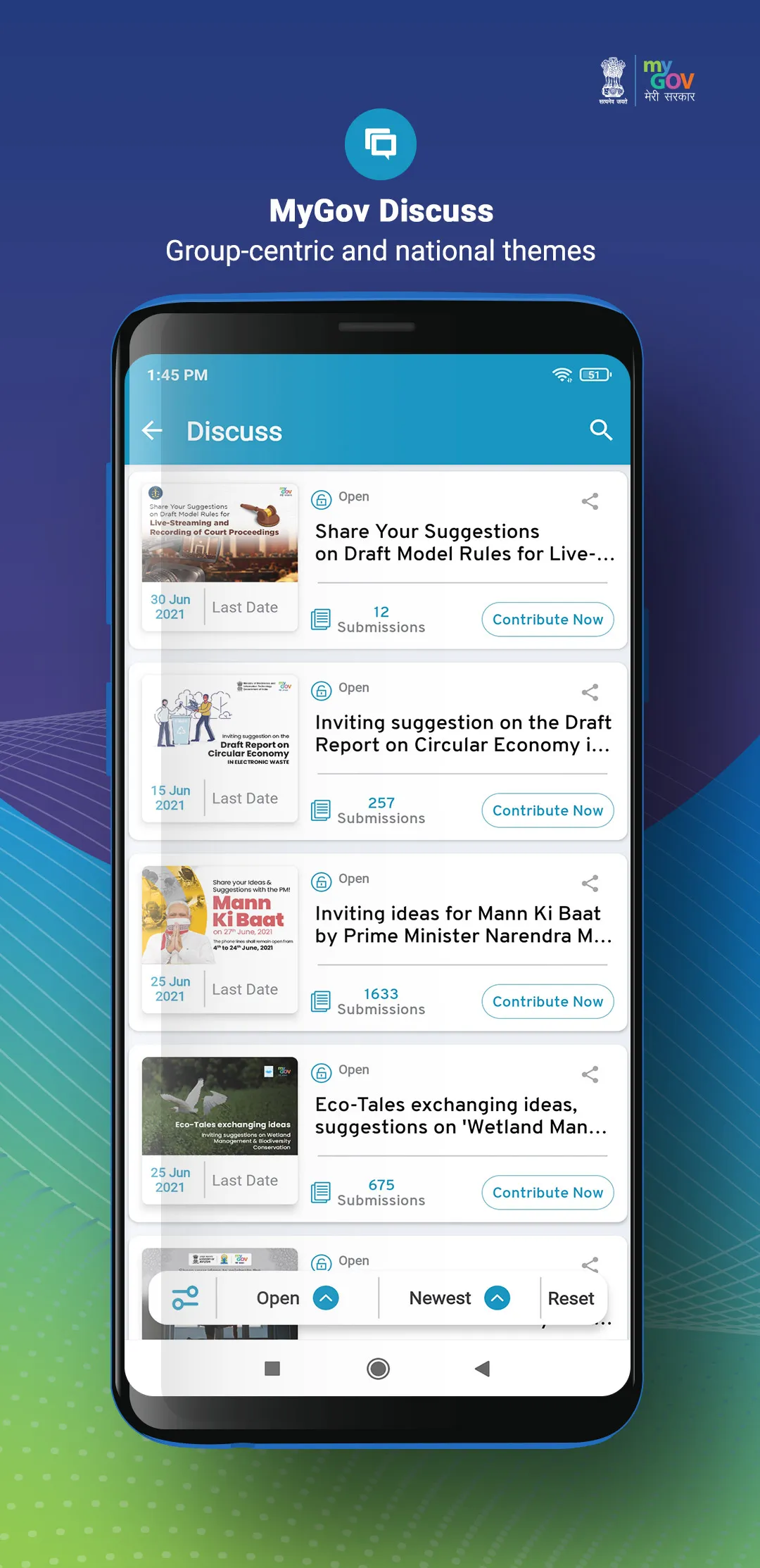MyGov | Indus Appstore | Screenshot