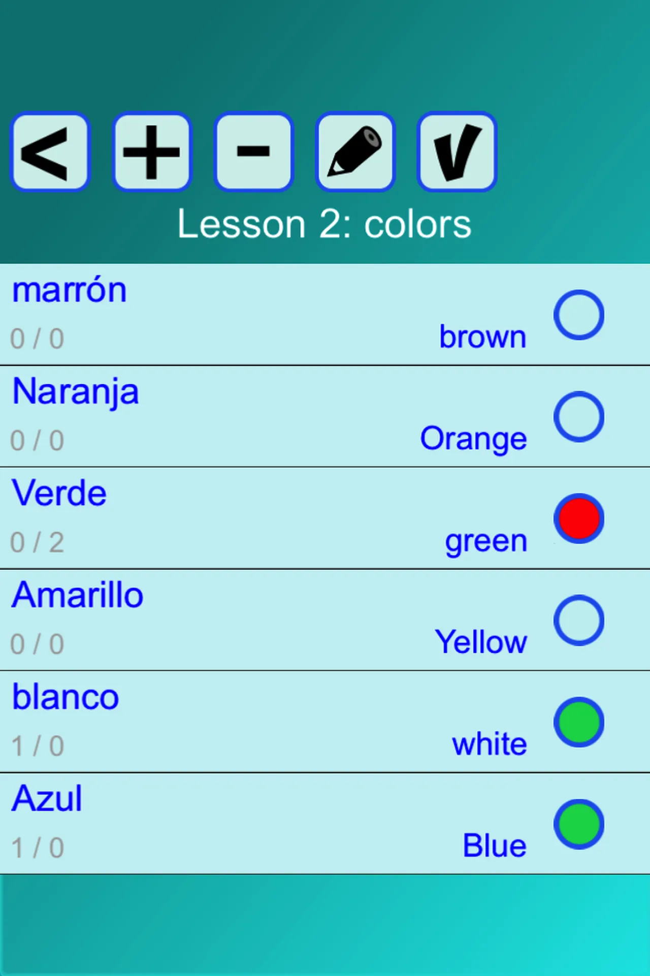 Words ES Spanish (Flash cards) | Indus Appstore | Screenshot