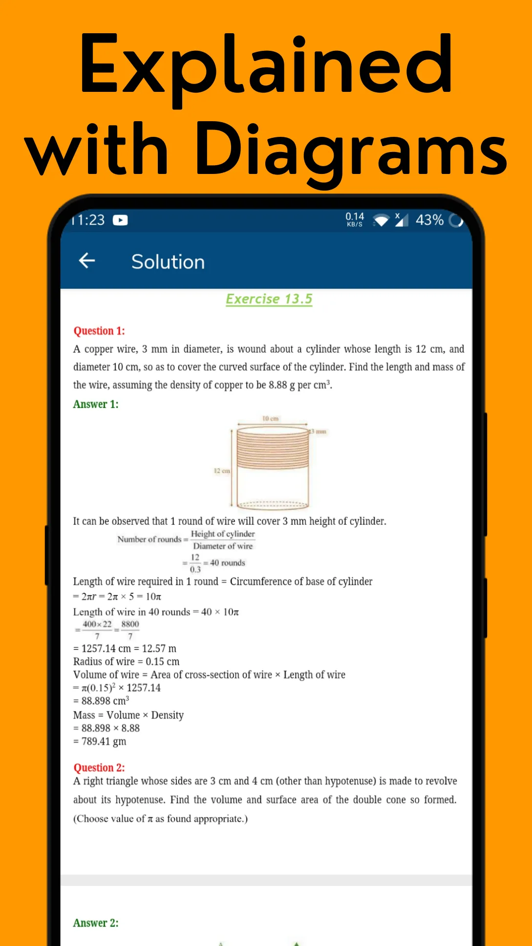 Class 10 Maths Solution Notes | Indus Appstore | Screenshot