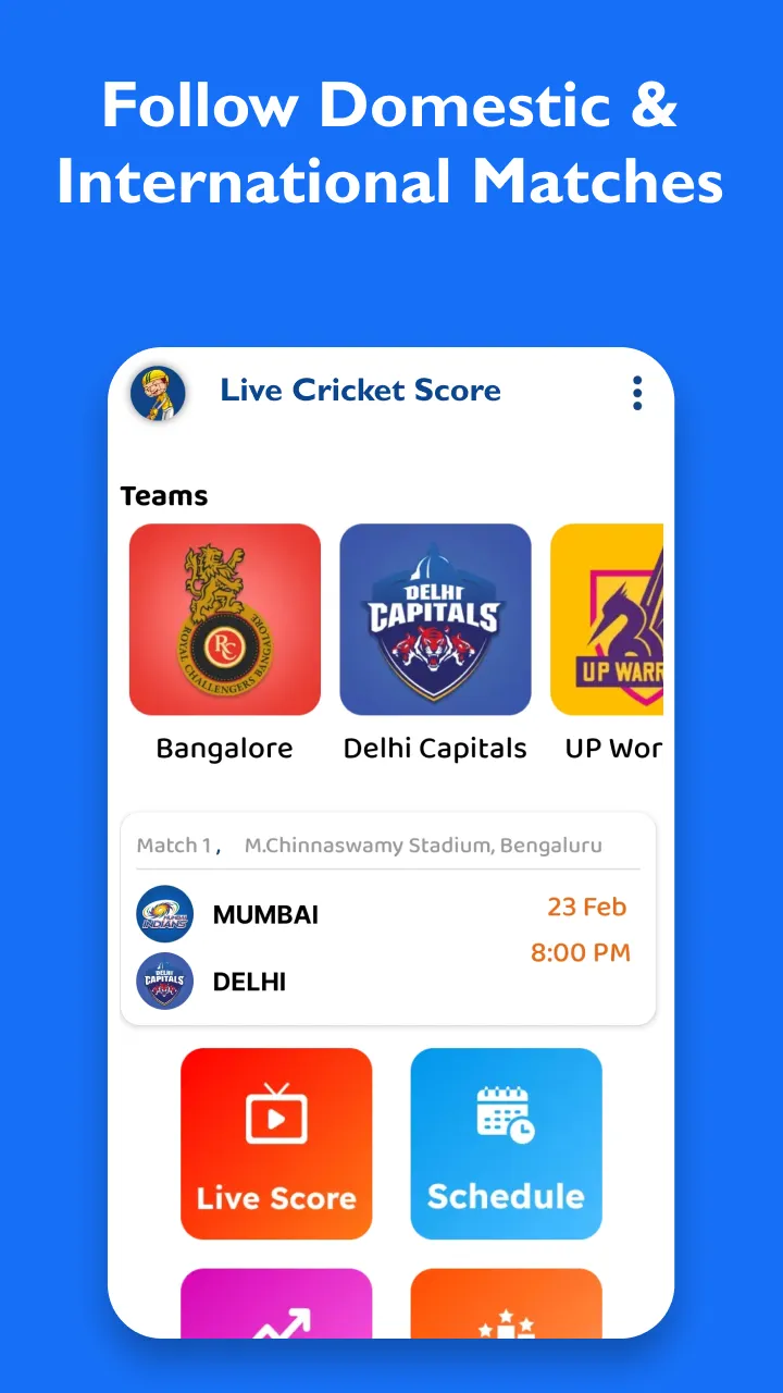 Live Cricket TV HD-Live Score | Indus Appstore | Screenshot