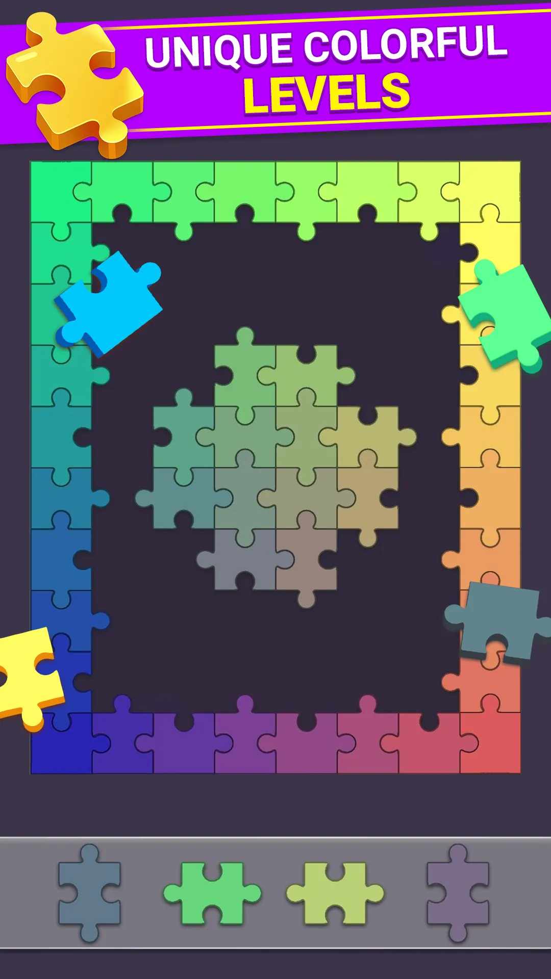 Color Gradient Jigsaw Puzzle | Indus Appstore | Screenshot