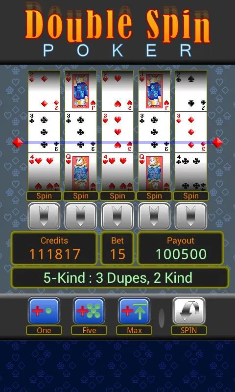 Double Spin Poker | Indus Appstore | Screenshot