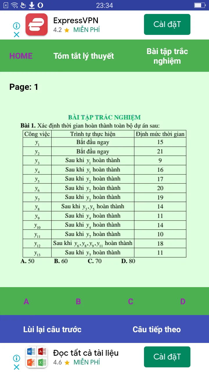 Mô hình Toán kinh tế | Indus Appstore | Screenshot