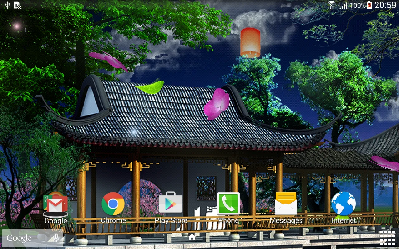 Oriental Garden Live Wallpaper | Indus Appstore | Screenshot