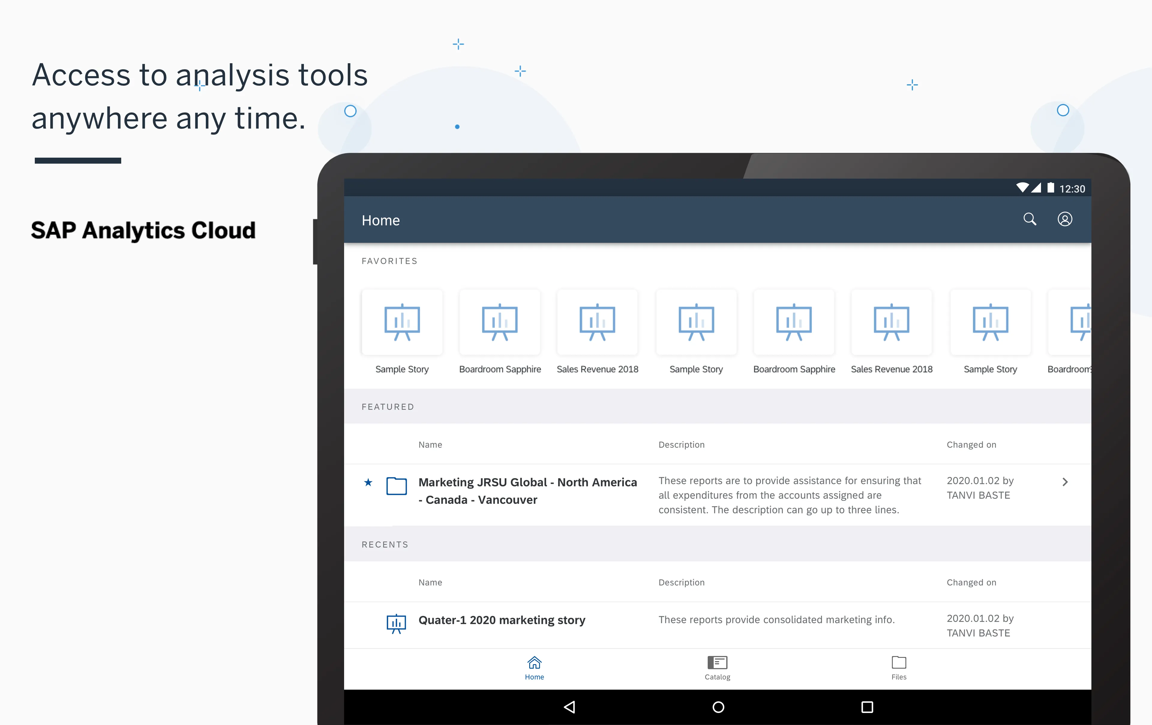 SAP Analytics Cloud | Indus Appstore | Screenshot