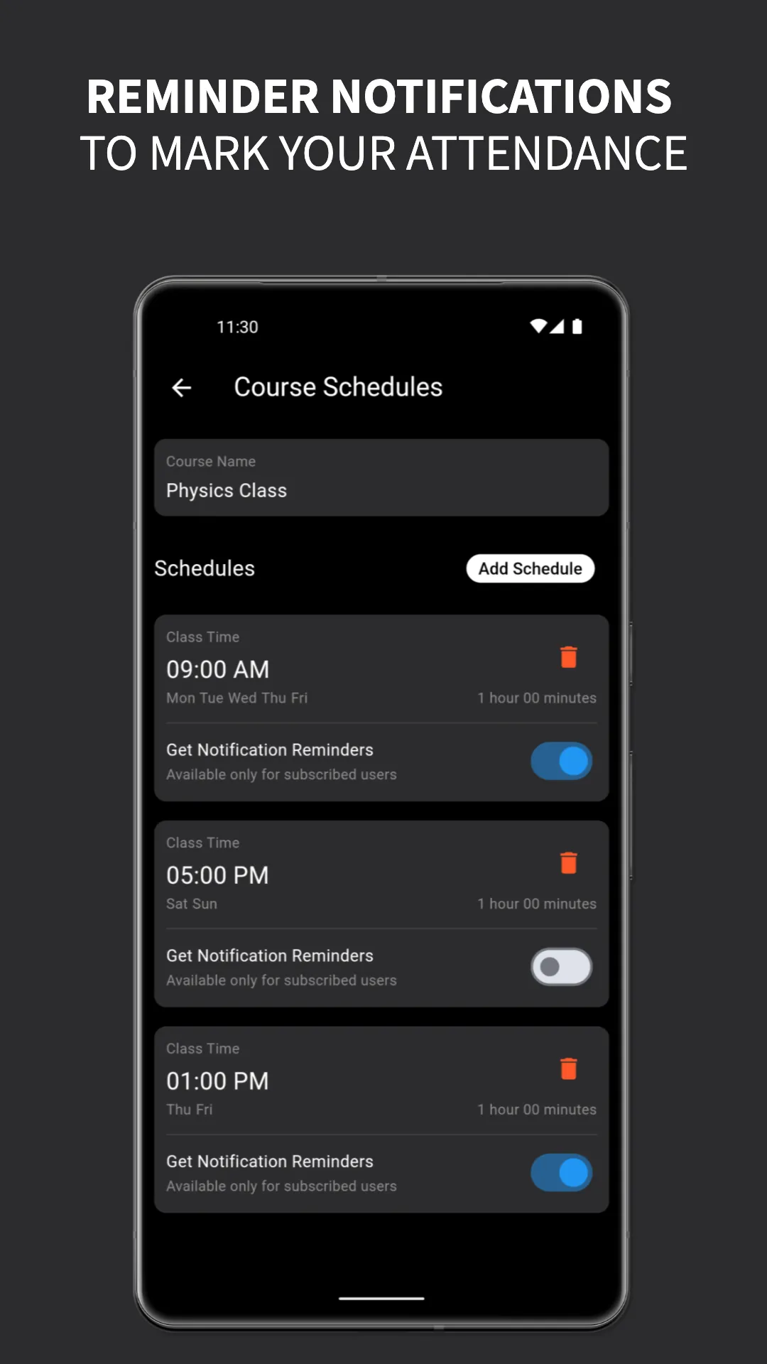 Attendy Pro:Attendance Tracker | Indus Appstore | Screenshot