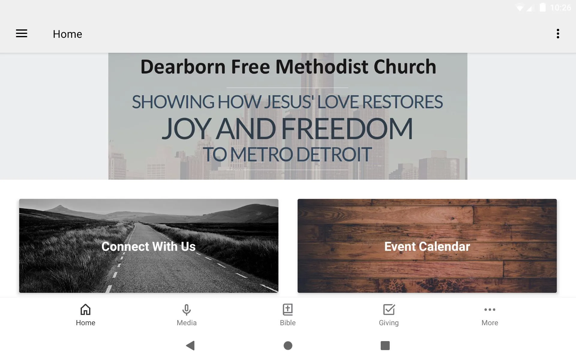 Dearborn Free Methodist Church | Indus Appstore | Screenshot