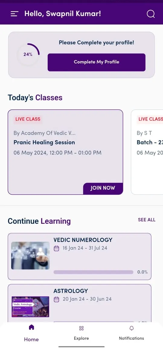 Academy Of Vedic Vidya | Indus Appstore | Screenshot