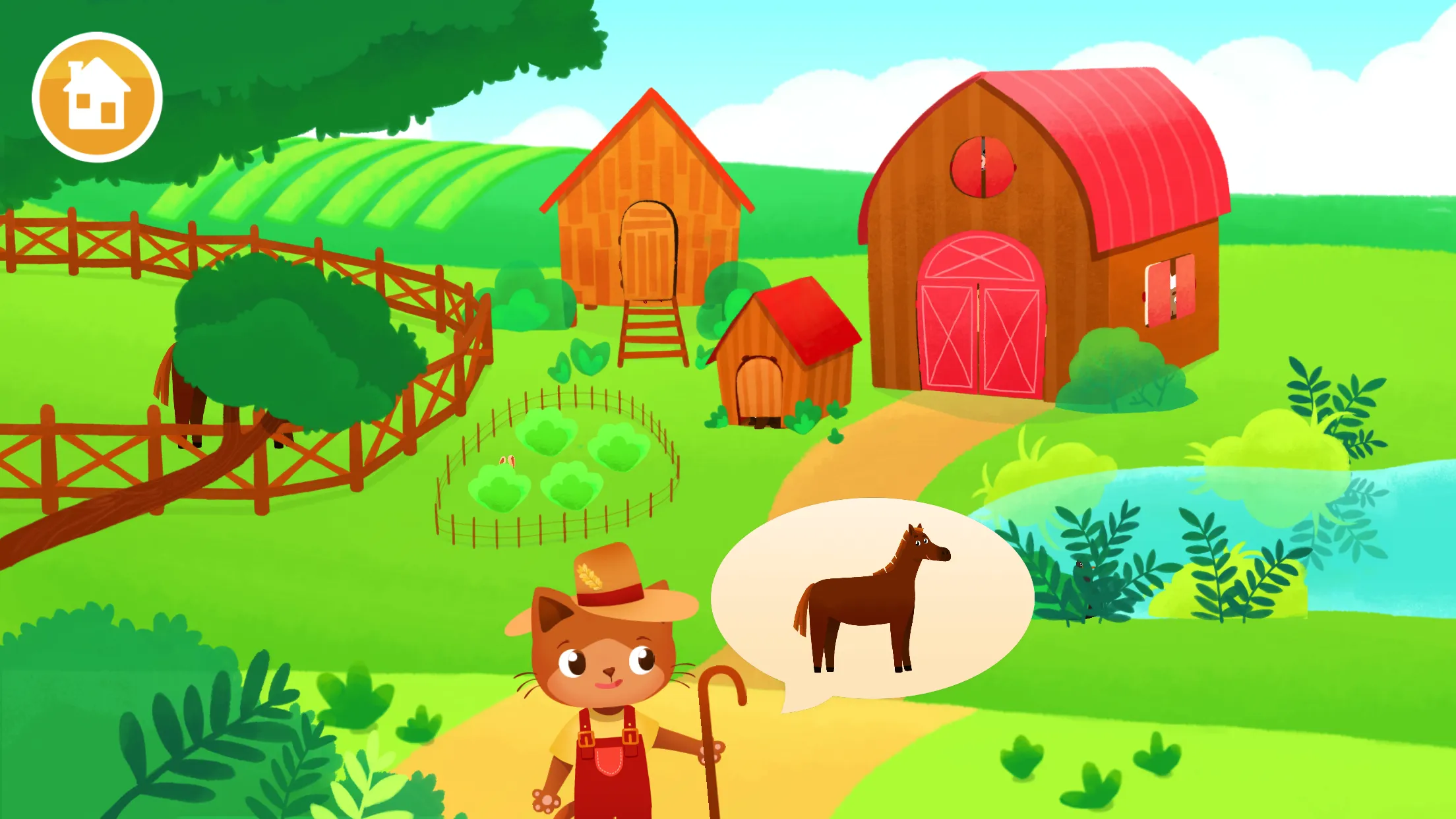 Gorbeh on the Farm | Indus Appstore | Screenshot