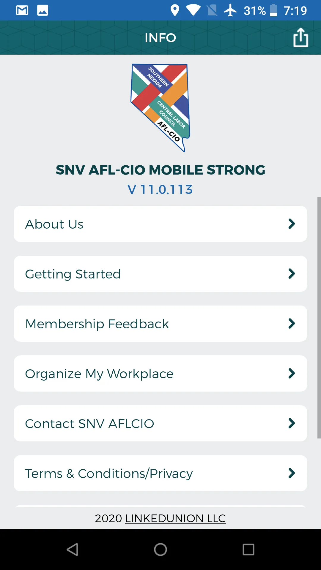 SNV AFL-CIO | Indus Appstore | Screenshot