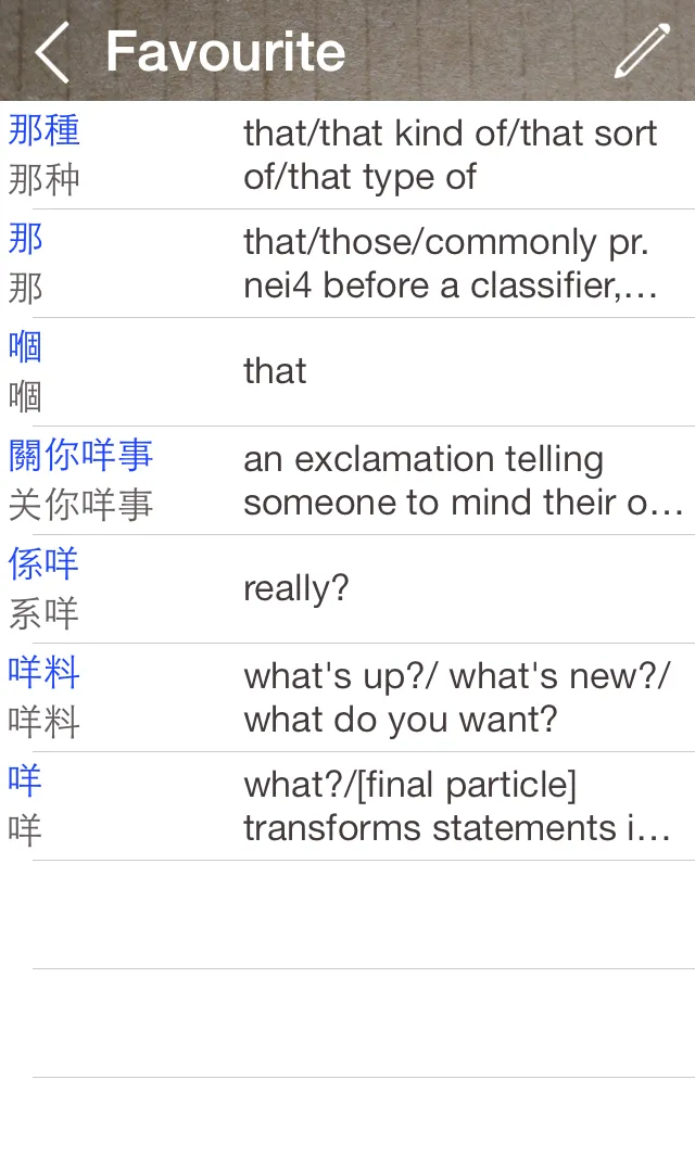 Cantonese English Dictionary | Indus Appstore | Screenshot