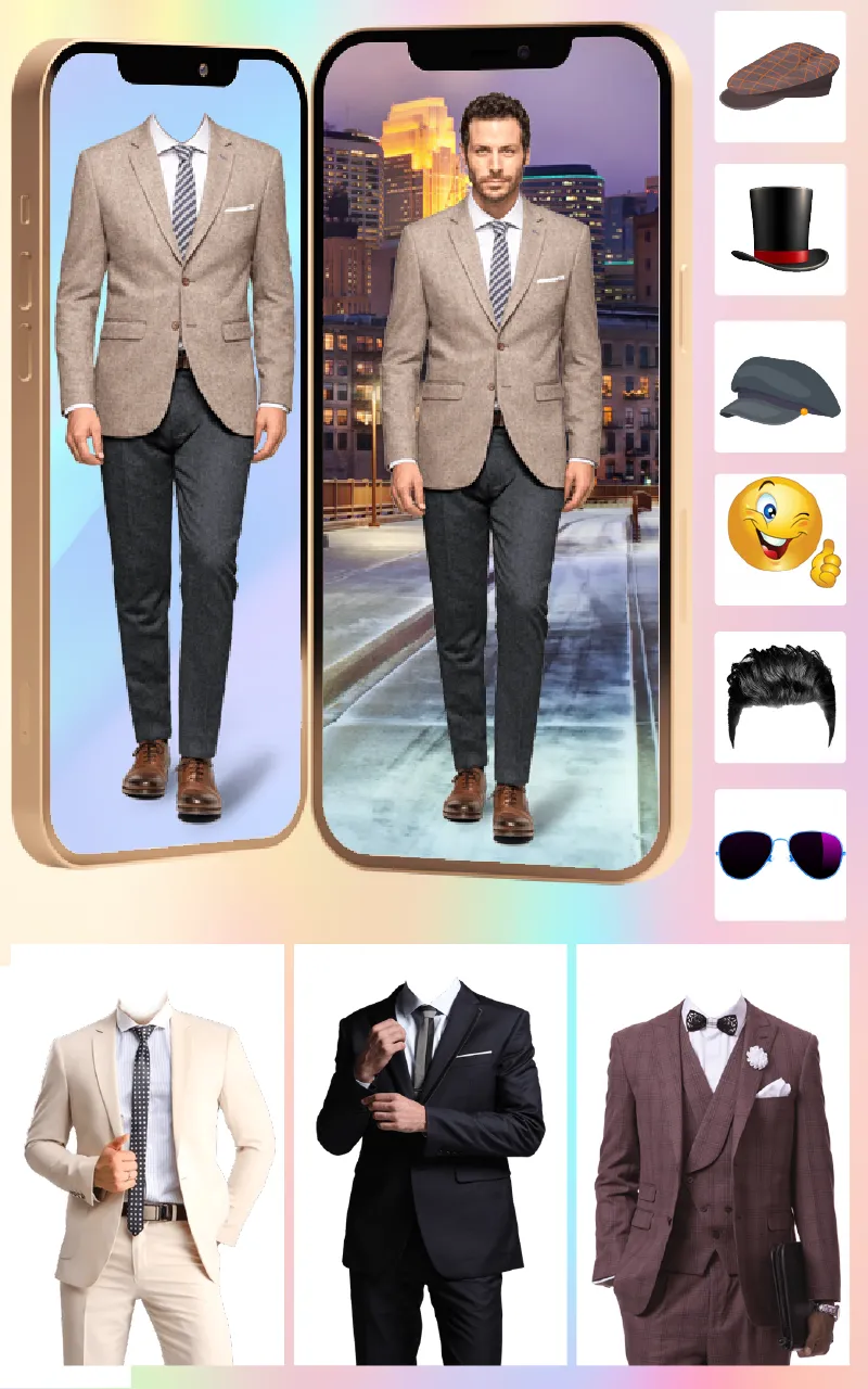 Men Suit Photo Editor- Effects | Indus Appstore | Screenshot