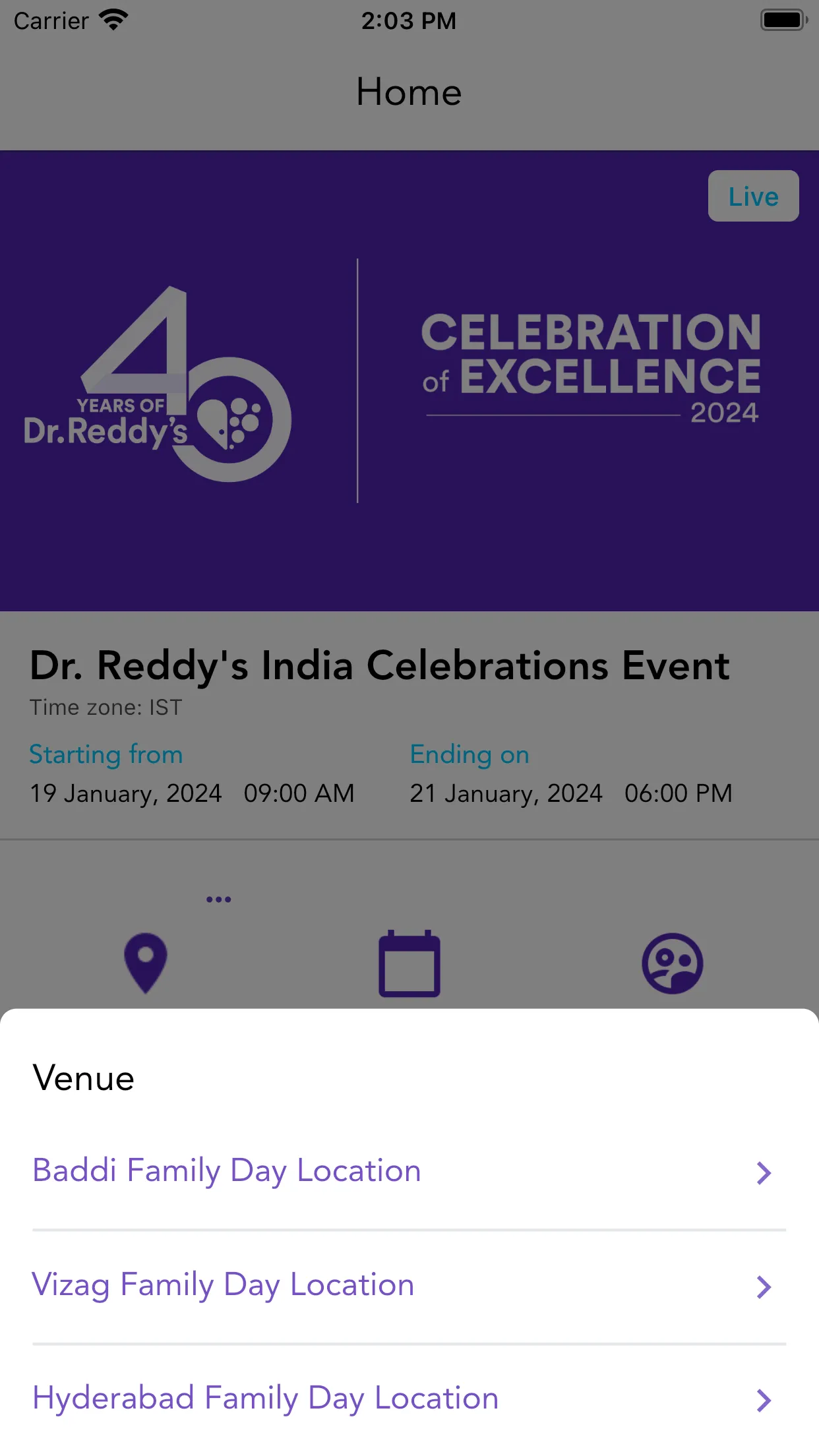 Dr. Reddy's | Celebrations '24 | Indus Appstore | Screenshot