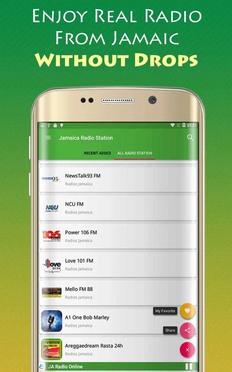 Jamaica Radio Station App | Indus Appstore | Screenshot