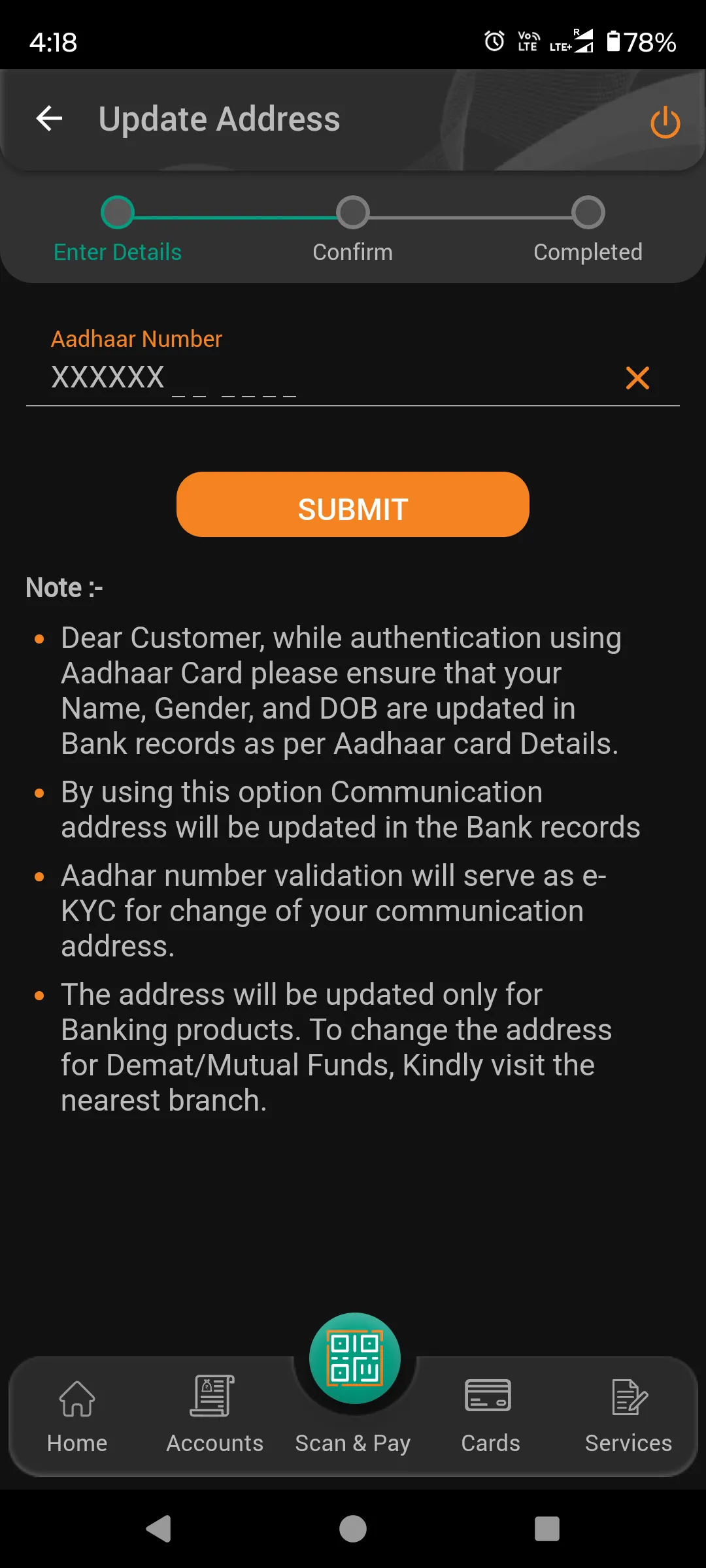 IDBI Bank GO Mobile+ | Indus Appstore | Screenshot