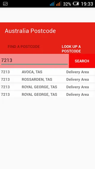 Australia Postcodes | Indus Appstore | Screenshot