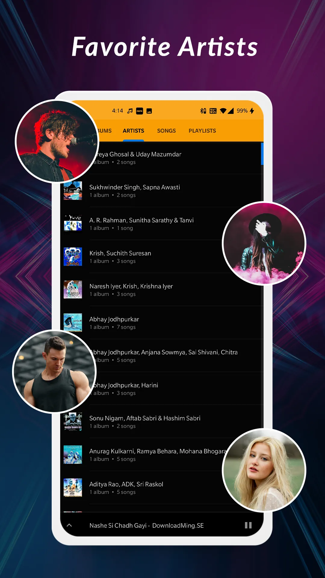 Music Player: MP3 Audio Player | Indus Appstore | Screenshot