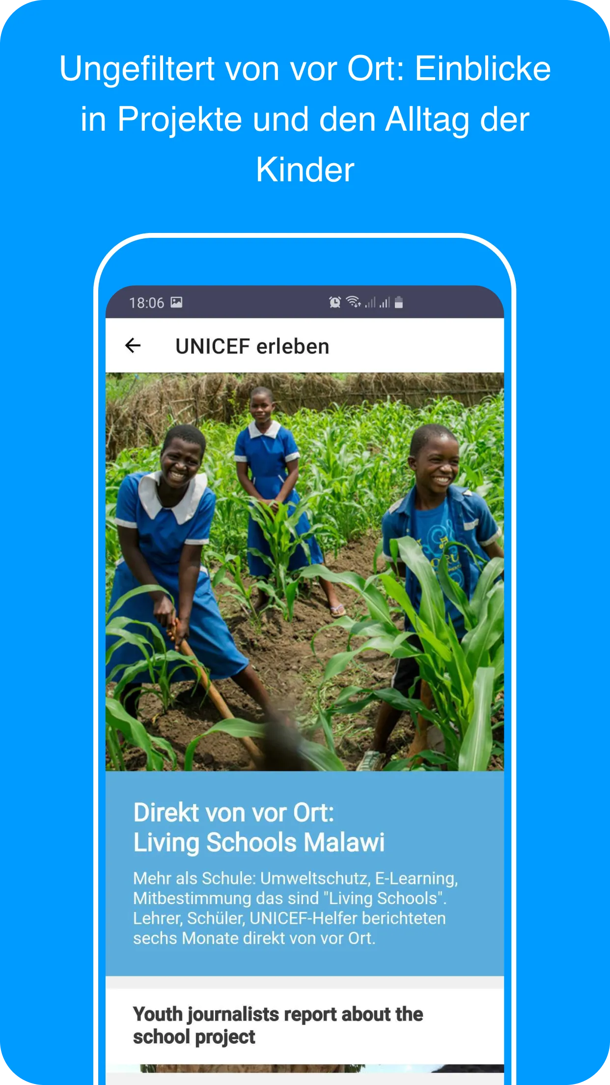 UNICEF erleben | Indus Appstore | Screenshot