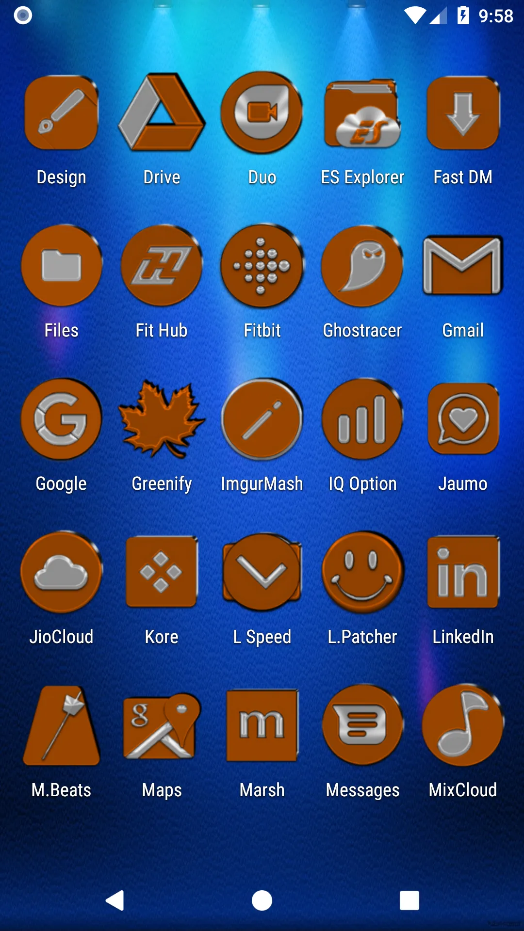 Orange Icon Pack | Indus Appstore | Screenshot