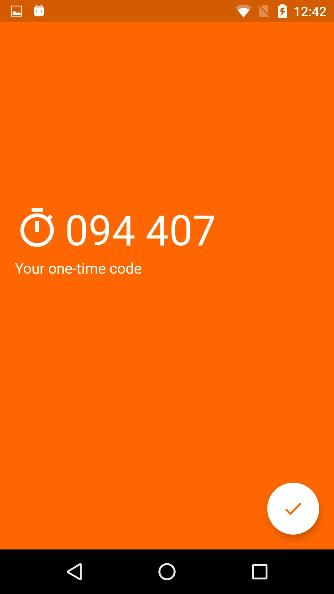 Orange Authenticator | Indus Appstore | Screenshot