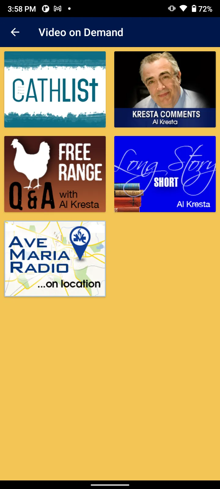 Ave Maria Radio | Indus Appstore | Screenshot