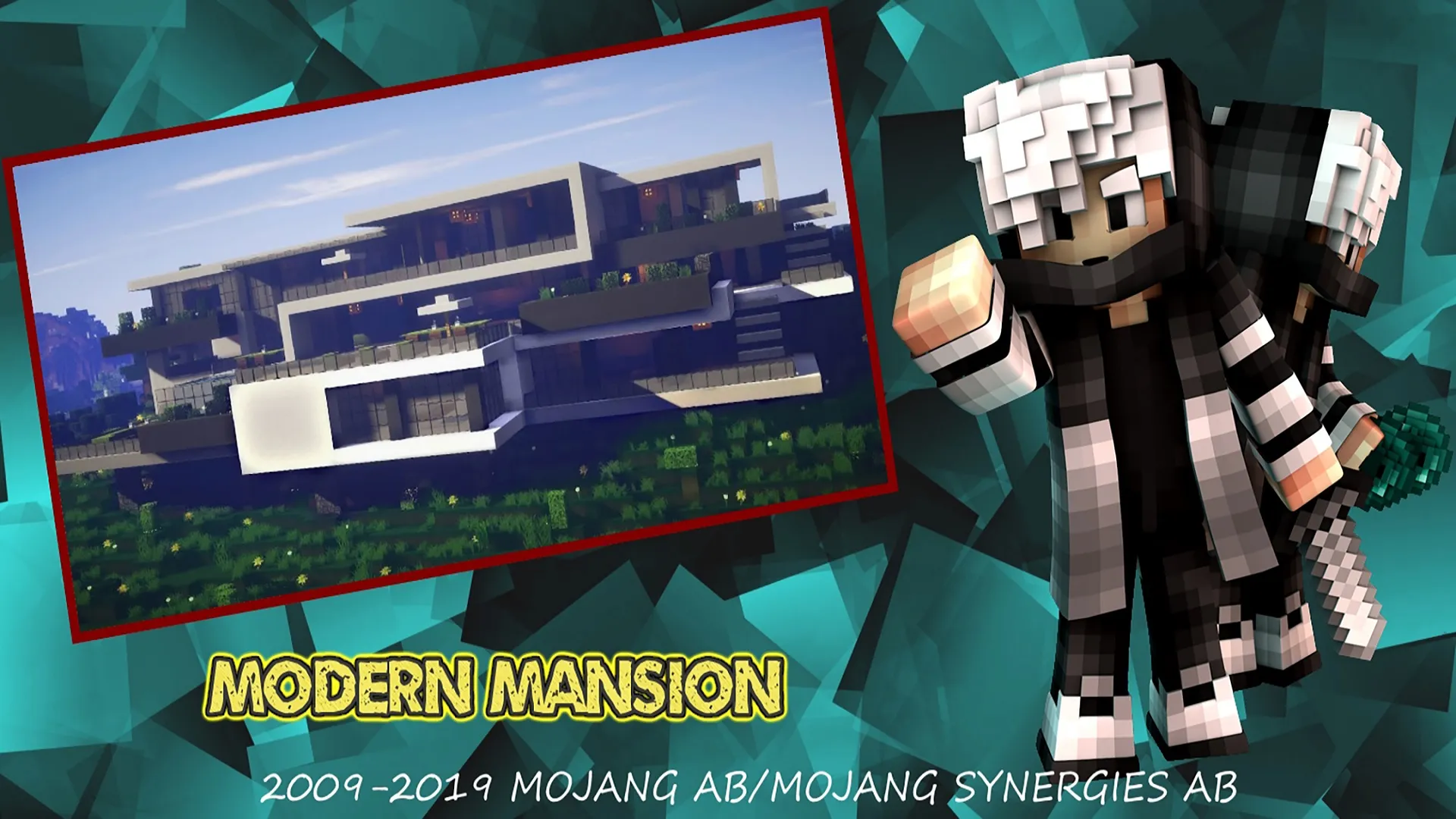 Map Modern Mansion: MCPE House | Indus Appstore | Screenshot