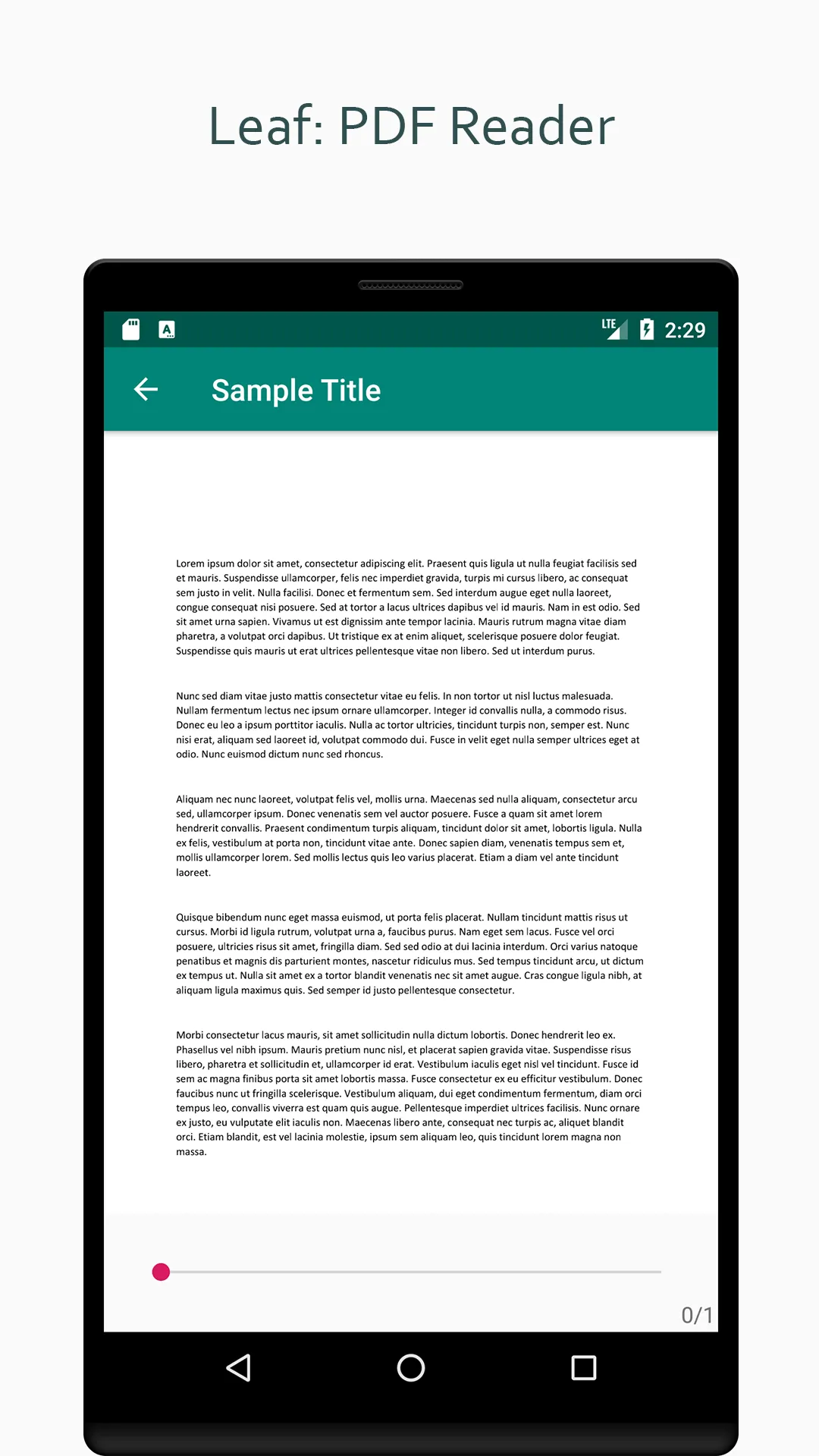 Leaf: PDF Reader | Indus Appstore | Screenshot