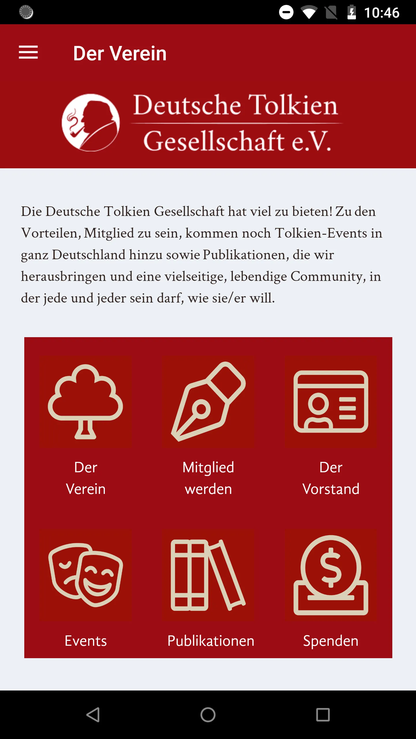 Tolkien Gesellschaft | Indus Appstore | Screenshot