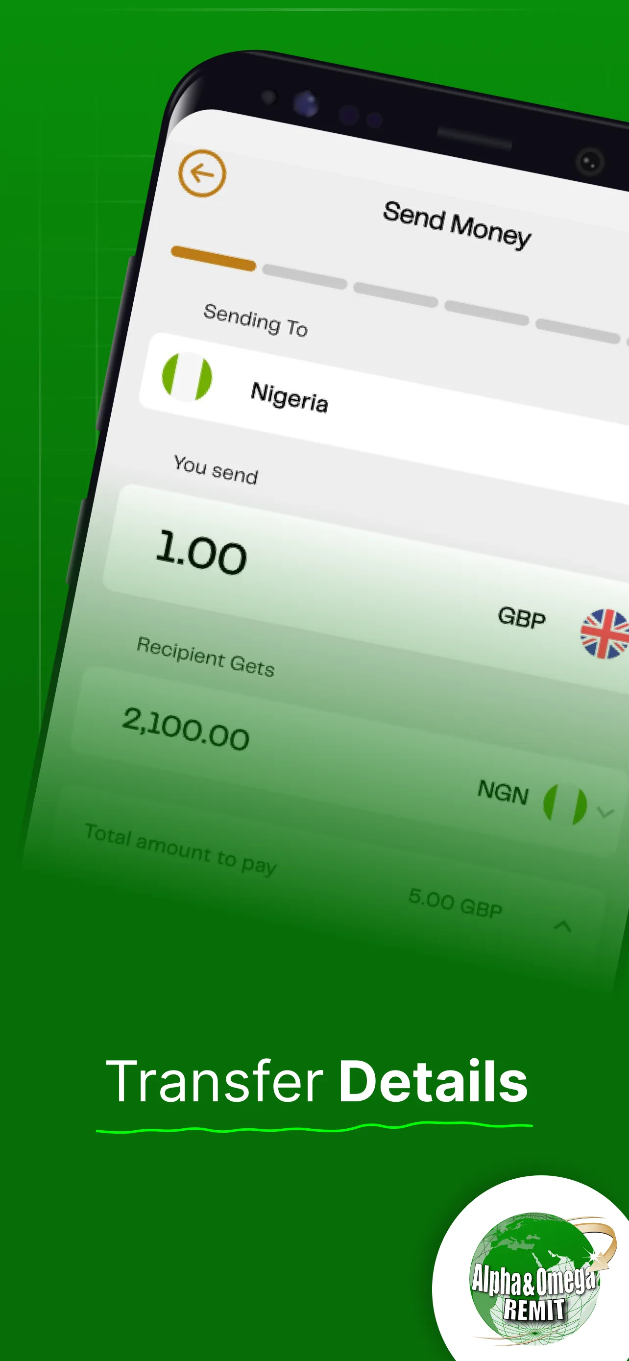 Alpha & Omega - Money Transfer | Indus Appstore | Screenshot