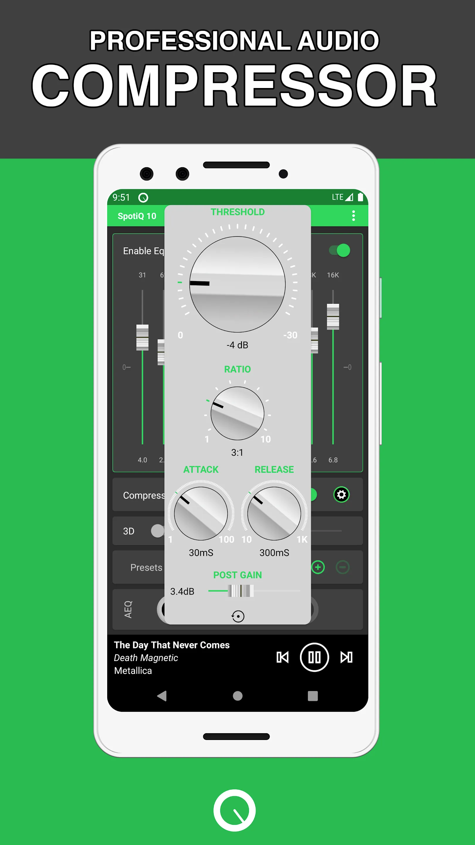 SpotiQ Ten - Equalizer Booster | Indus Appstore | Screenshot