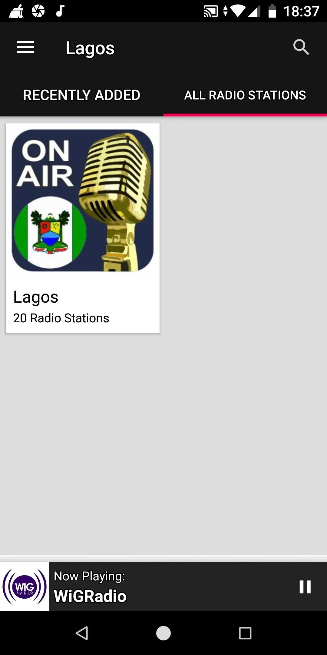 Lagos Radio Stations - Nigeria | Indus Appstore | Screenshot